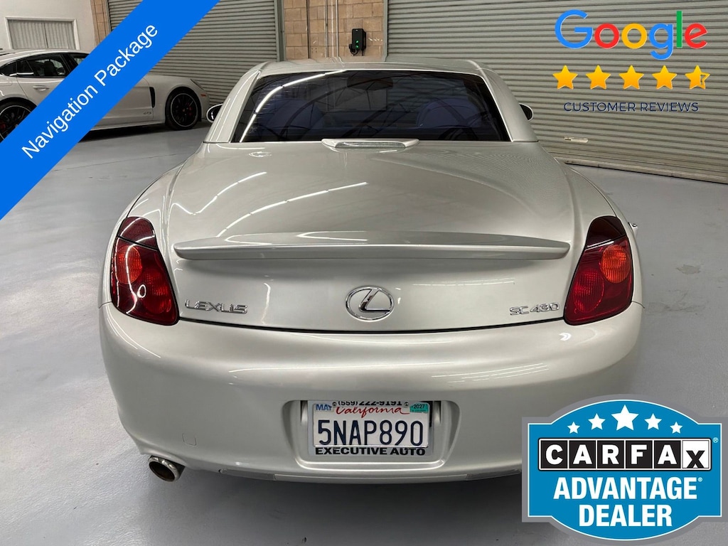 Used 2002 Lexus SC 430 Hardtop Convertible Convertible