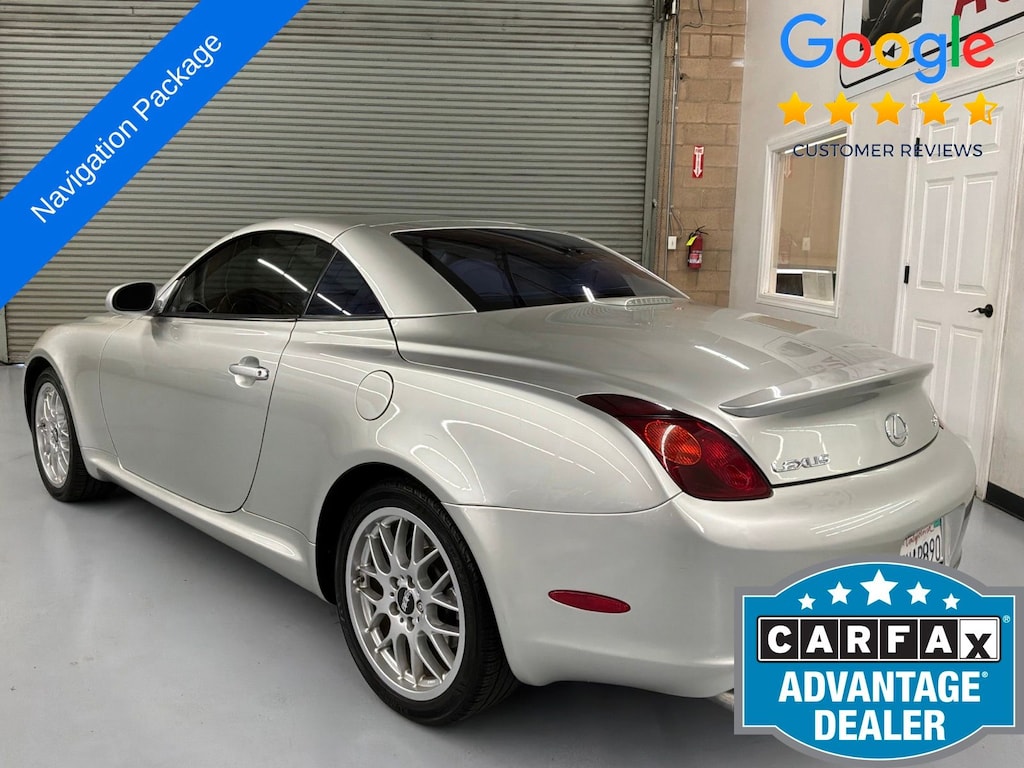 Used 2002 Lexus SC 430 Hardtop Convertible Convertible