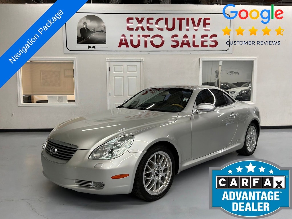 Used 2002 Lexus SC 430 Hardtop Convertible Convertible