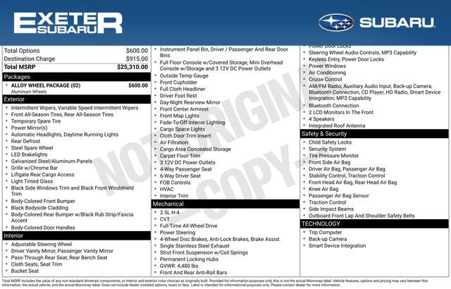 2018 Subaru Forester Base's photo