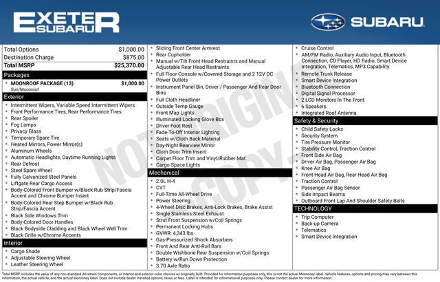 2017 Subaru Crosstrek Premium