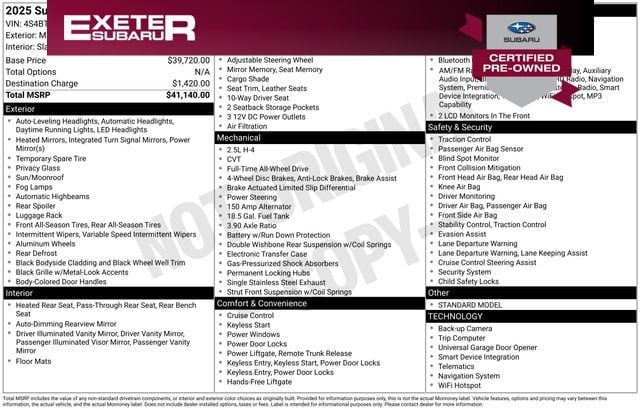 2025 Subaru Outback Limited's photo