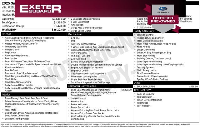 2025 Subaru Forester Premium's photo
