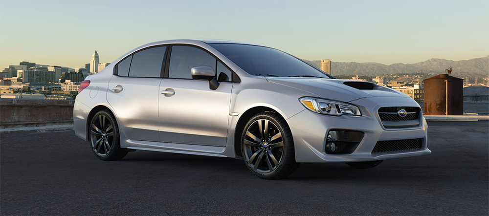 Subaru WRX with Ice Silver Metallic Exterior