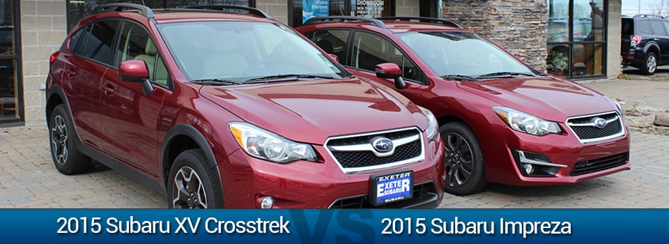 Exeter Subaru Subaru Impreza vs XV Crosstrek Comparison