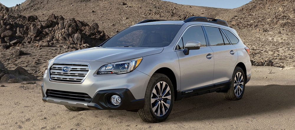 Subaru Outback with Ice Silver Metallic Exterior