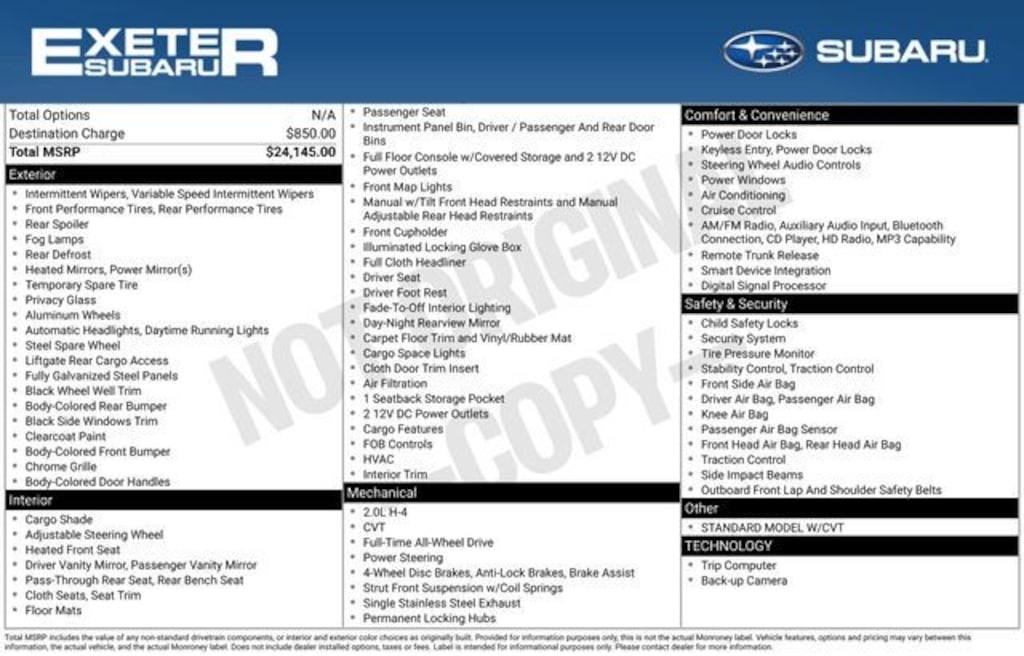 Used 2015 Subaru XV Crosstrek 2.0i Premium SUV