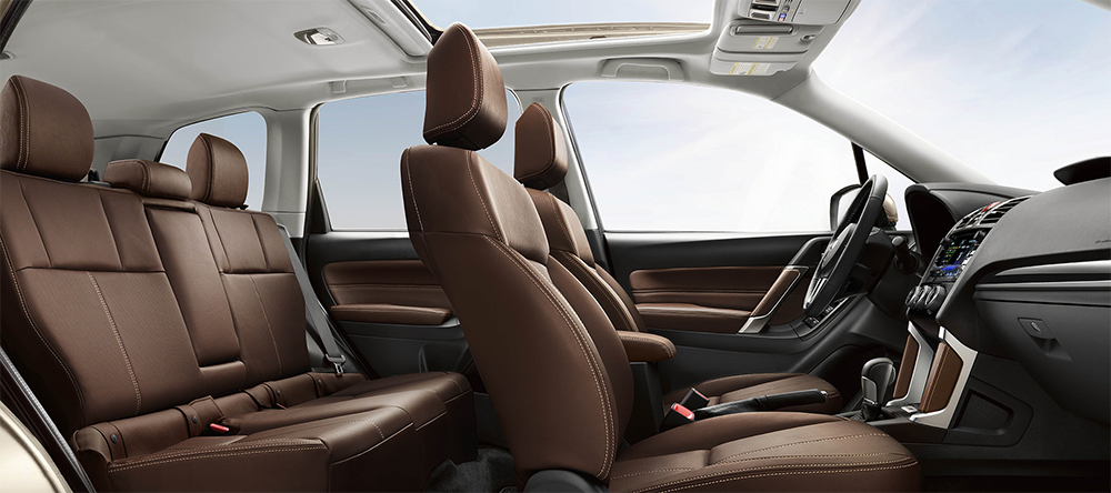 Subaru Forester Saddle Brown Leather Interior