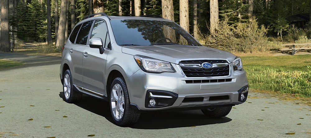 Subaru Forester with Ice Silver Metallic Exterior