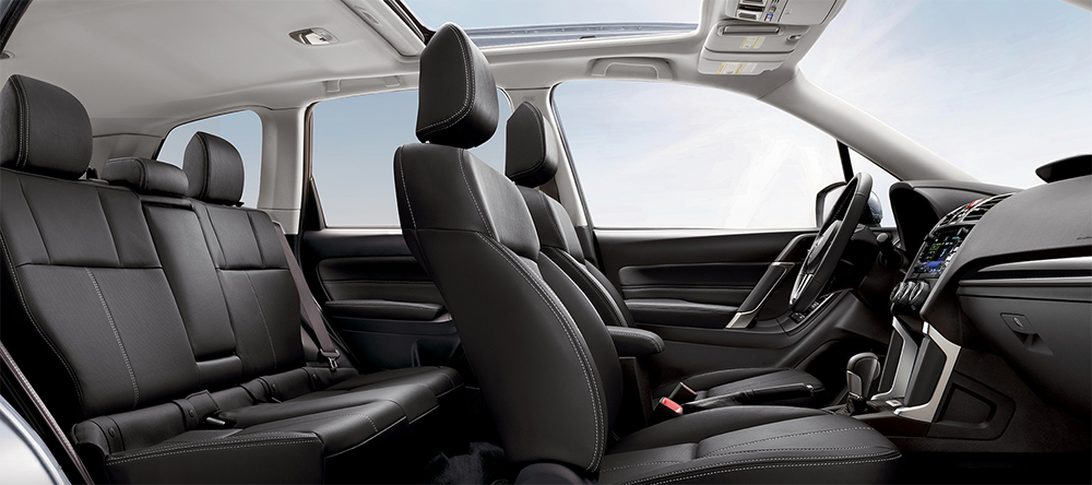 Subaru Forester Touring Black Leather Interior