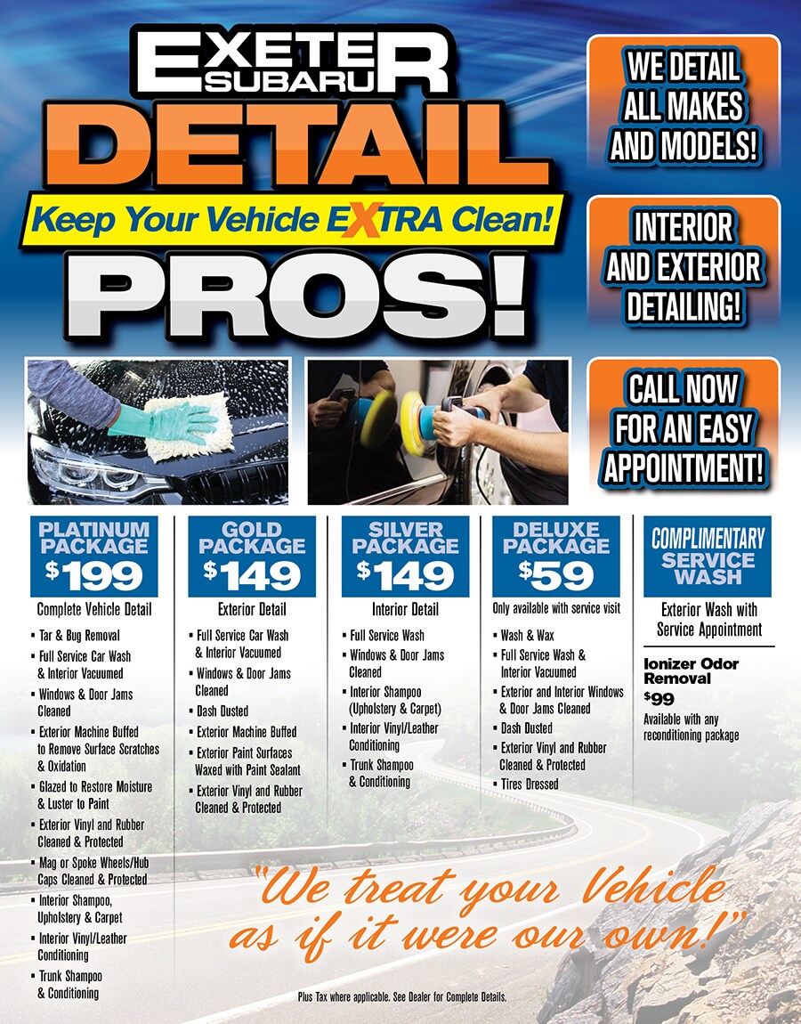 Car Detailing Exeter NH Near Manchester