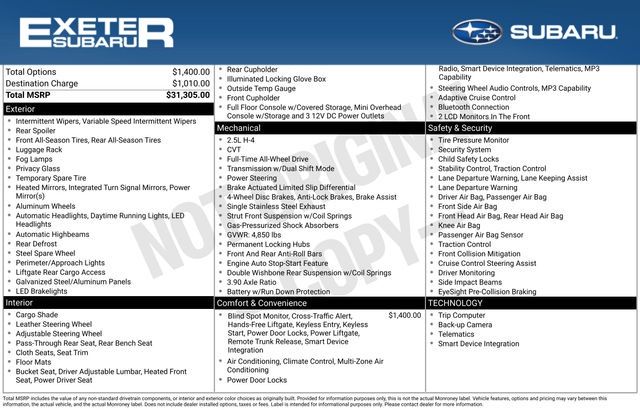 2020 Subaru Outback Premium's photo