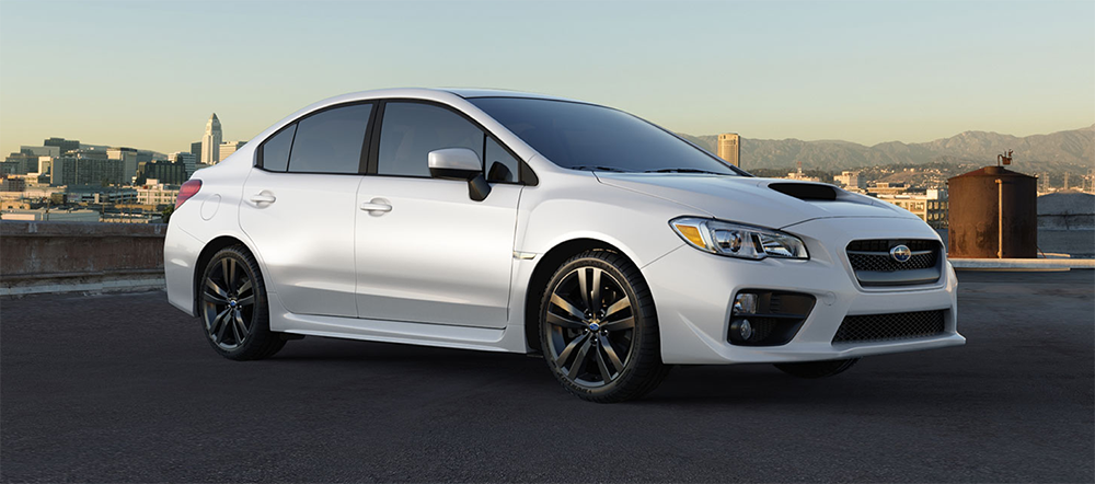 Subaru WRX with Crystal White Pearl Exterior