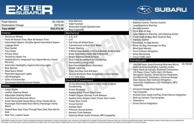2019 Subaru Outback Limited's photo