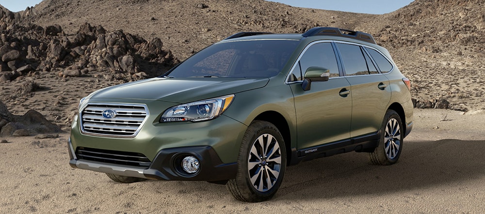 Subaru Outback with Wilderness Green Metallic Exterior