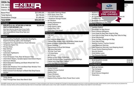 2026 Subaru Crosstrek Premium SUV