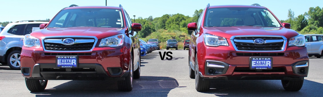 2016 Forester vs 2017 Forester