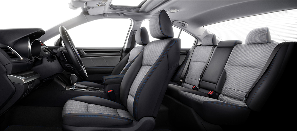 Subaru Legacy Sport Black Cloth Interior