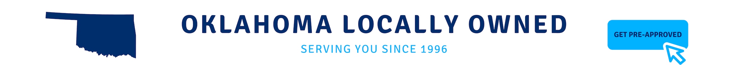 Blue icons and texts on white background banner