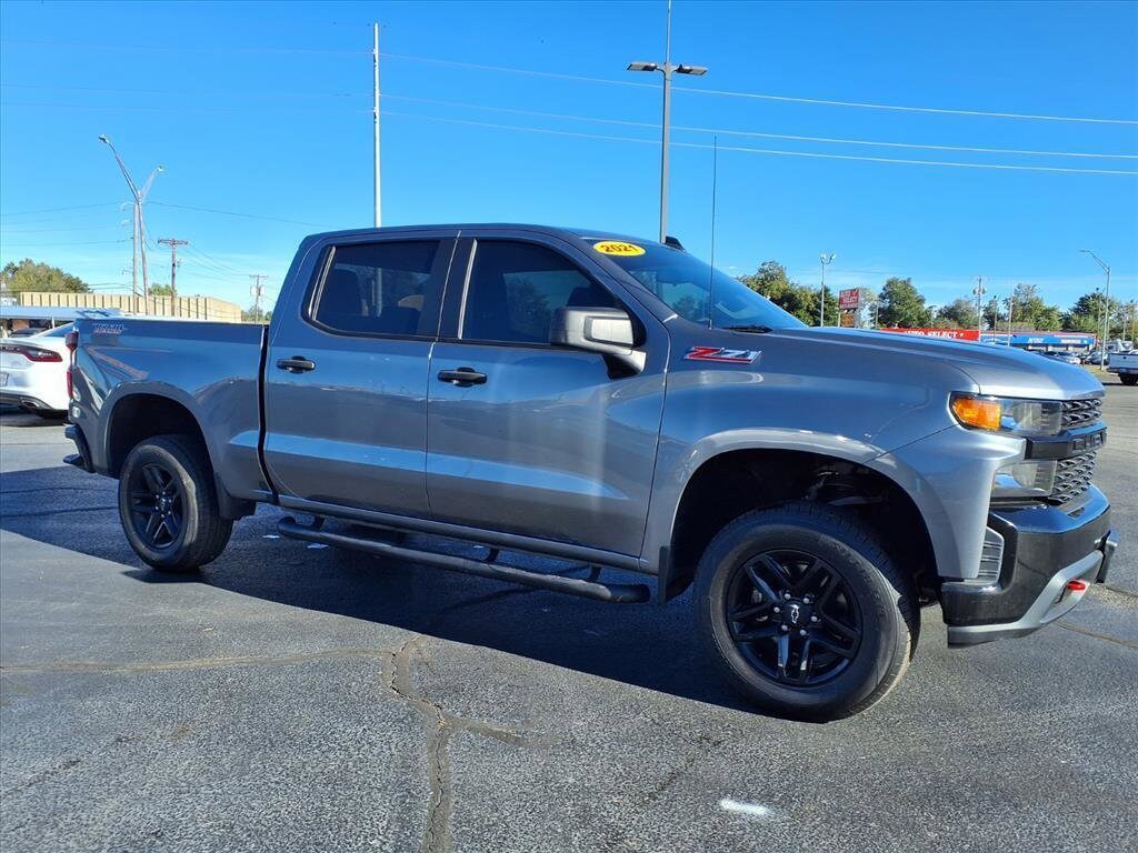 Used 2021 Chevrolet Silverado 1500 Custom Trail Boss Truck Crew Cab