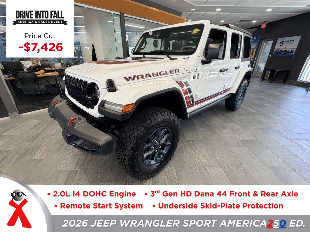 2026 Jeep Wrangler 4-DOOR AMERICA250 Sport Utility
