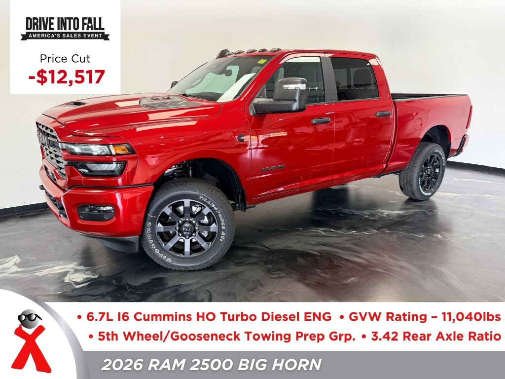 2026 Ram 2500 BIG HORN CREW CAB 4X4 6'4 BOX Pickup