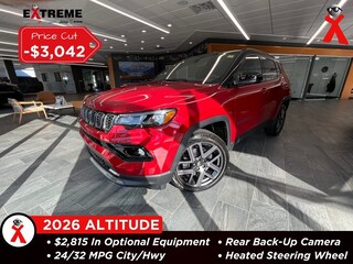 New  2026 Jeep Compass LIMITED ALTITUDE 4X4 Sport Utility For Sale Jackson MI