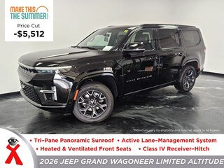New  2026 Jeep Grand Wagoneer LIMITED ALTITUDE 4X4 Sport Utility For Sale Jackson MI