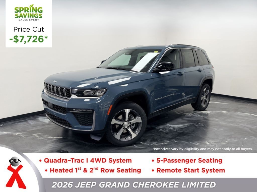 New 2026 Jeep Grand Cherokee LIMITED 4X4 Sport Utility