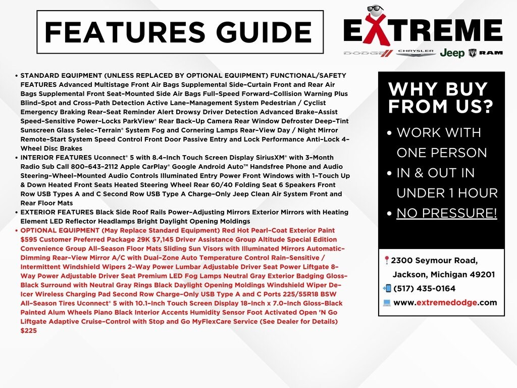 New 2026 Jeep Compass LATITUDE ALTITUDE 4X4 Sport Utility