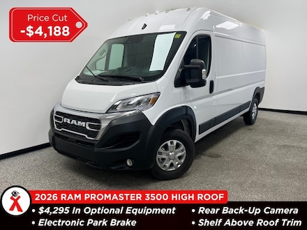 2026 Ram ProMaster PROMASTER 3500 SLT CARGO VAN HIGH ROOF 159' WB Cargo Van