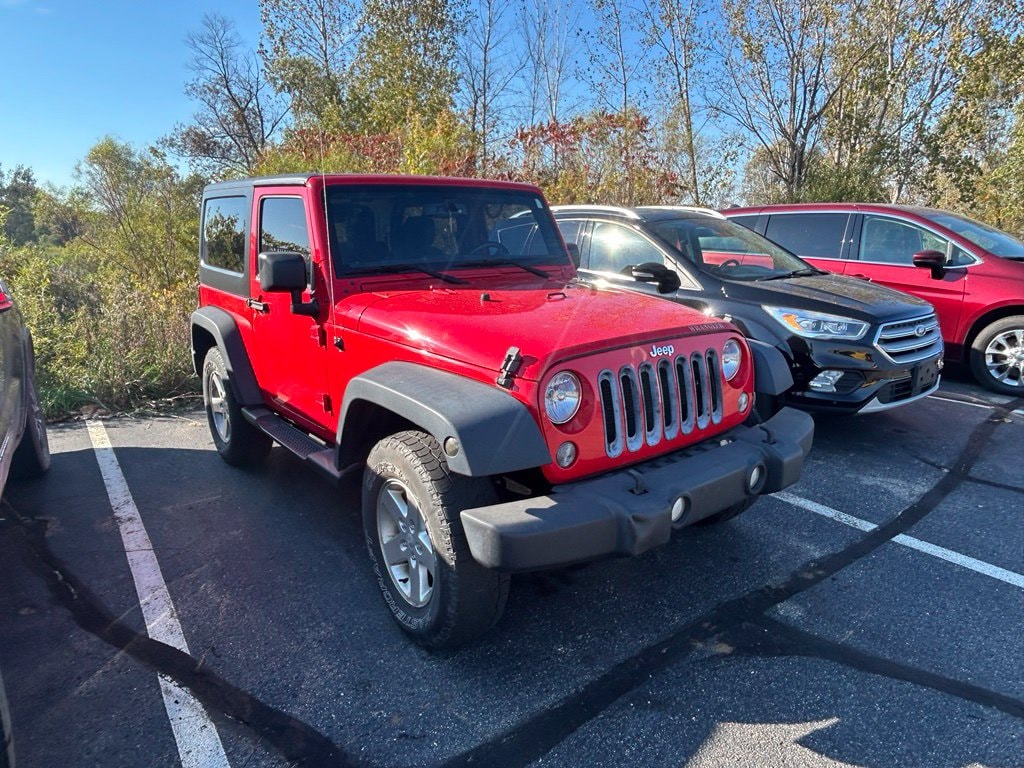 Used 2015 Jeep Wrangler Sport with VIN 1C4AJWAG5FL598142 for sale in Jackson, MI