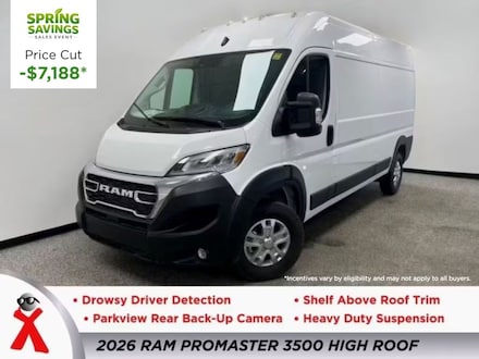 2026 Ram ProMaster PROMASTER 3500 SLT CARGO VAN HIGH ROOF 159' WB Cargo Van