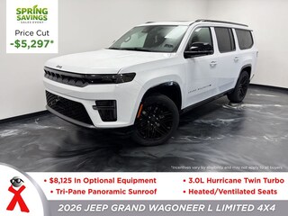 New  2026 Jeep Grand Wagoneer L LIMITED RESERVE 4X4 Sport Utility For Sale Jackson MI
