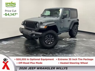 New  2026 Jeep Wrangler 2-DOOR WILLYS Sport Utility For Sale Jackson MI