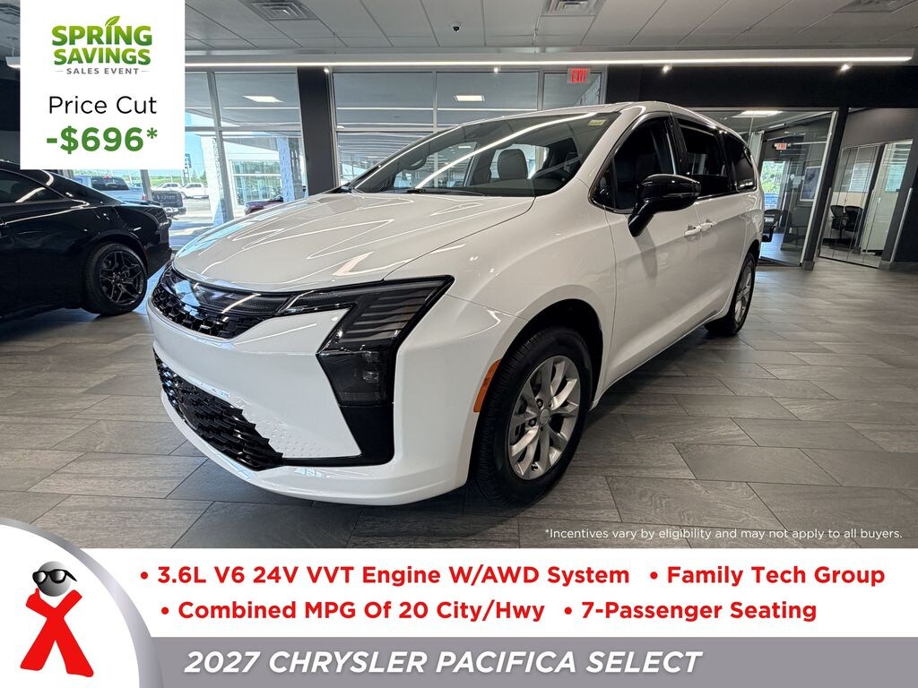 New 2027 Chrysler Pacifica SELECT AWD Passenger Van