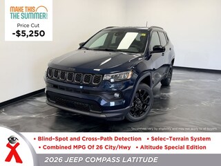 New  2026 Jeep Compass LATITUDE ALTITUDE 4X4 Sport Utility For Sale Jackson MI