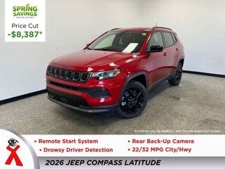 New  2026 Jeep Compass LATITUDE ALTITUDE 4X4 Sport Utility For Sale Jackson MI
