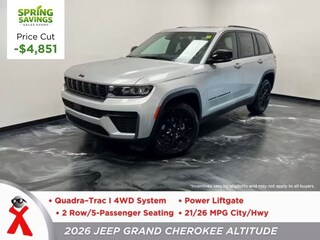 New  2026 Jeep Grand Cherokee LAREDO ALTITUDE 4X4 Sport Utility For Sale Jackson MI