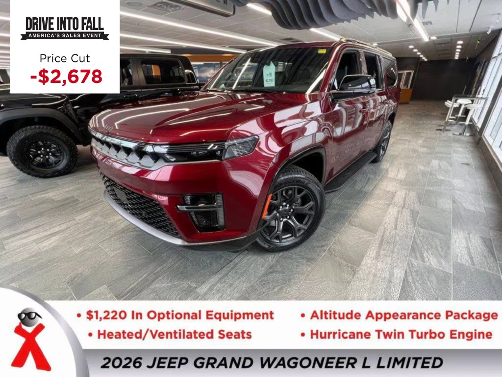 2026 Jeep Grand Wagoneer L LIMITED ALTITUDE 4X4 Sport Utility
