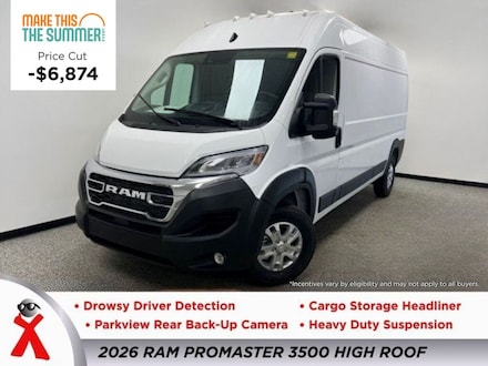 2026 Ram ProMaster PROMASTER 3500 SLT CARGO VAN HIGH ROOF 159' WB Cargo Van