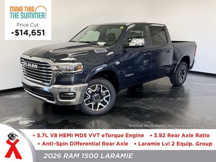 2026 Ram 1500 LARAMIE CREW CAB 4X4 5'7 BOX Pickup
