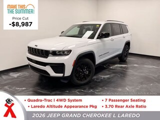 New  2026 Jeep Grand Cherokee L LAREDO ALTITUDE 4X4 Sport Utility For Sale Jackson MI