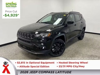 New  2026 Jeep Compass LATITUDE ALTITUDE 4X4 Sport Utility For Sale Jackson MI