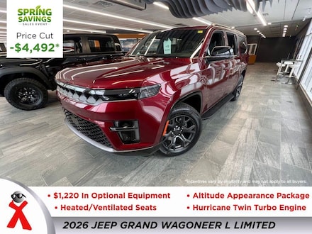 2026 Jeep Grand Wagoneer L LIMITED ALTITUDE 4X4 Sport Utility