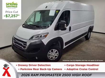 2026 Ram ProMaster PROMASTER 2500 SLT CARGO VAN HIGH ROOF 159' WB Cargo Van
