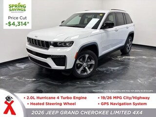 New  2026 Jeep Grand Cherokee LIMITED 4X4 Sport Utility For Sale Jackson MI