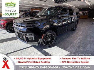 New  2026 Jeep Grand Wagoneer L SUMMIT OBSIDIAN 4X4 Sport Utility For Sale Jackson MI