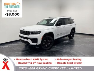 New  2026 Jeep Grand Cherokee L LIMITED 4X4 Sport Utility For Sale Jackson MI