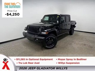 New  2026 Jeep Gladiator WILLYS 4X4 Pickup For Sale Jackson MI